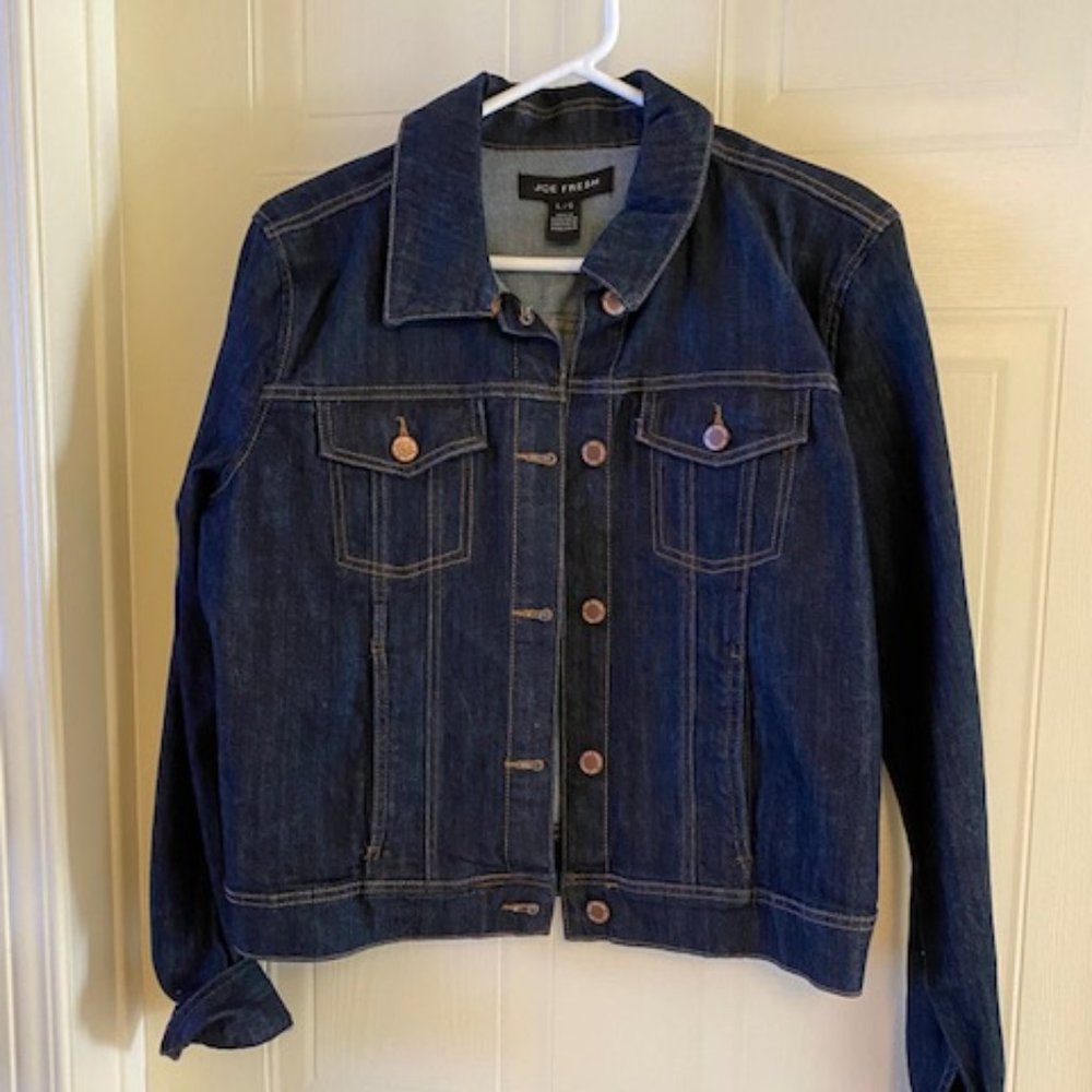 Joe Fresh denim jacket, new without tags, size large